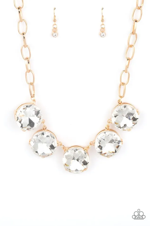 Paparazzi Accessories Necklaces Limelight Luxury Gold Necklace Jewelry by Bretta