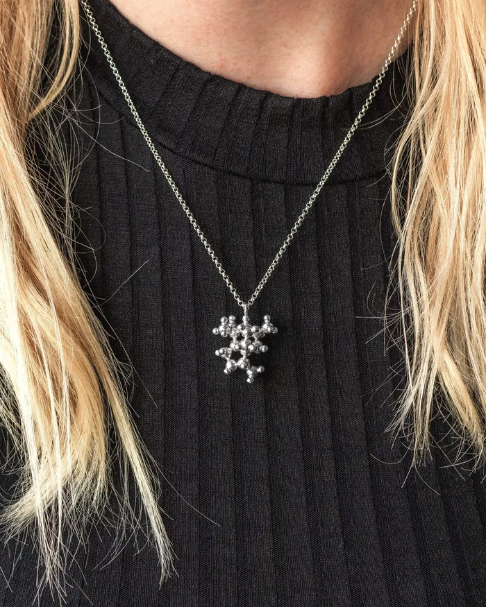 Necklaces juniper necklace silver sciencejewelry1824