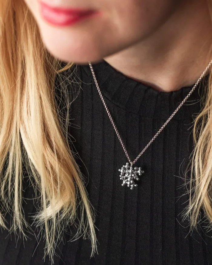 Necklaces juniper necklace silver sciencejewelry1824