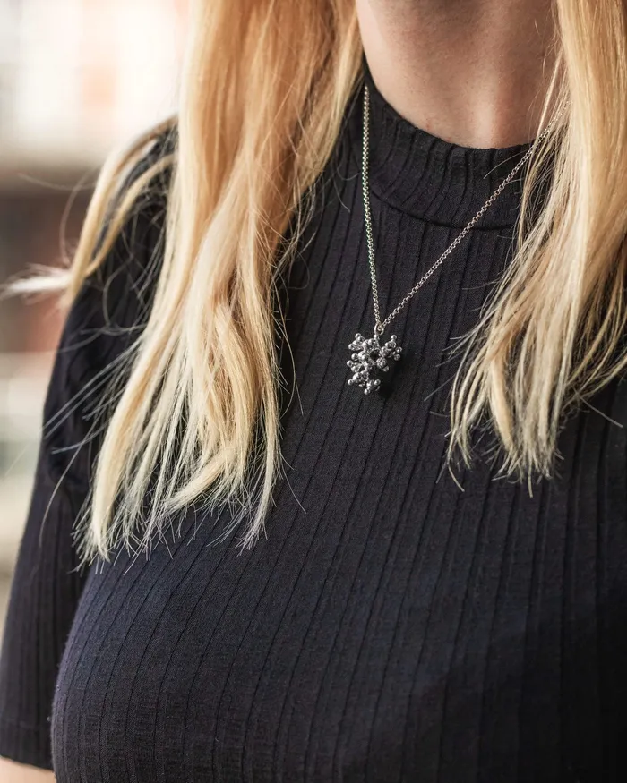 Necklaces juniper necklace silver sciencejewelry1824