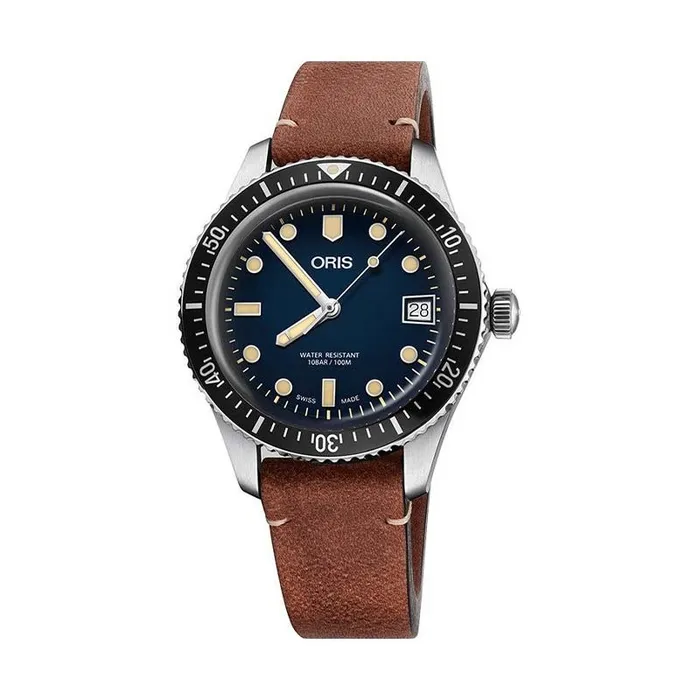 Watches Oris Divers SixtyFive Blue Dial With Strap Watch 42mm ORIS