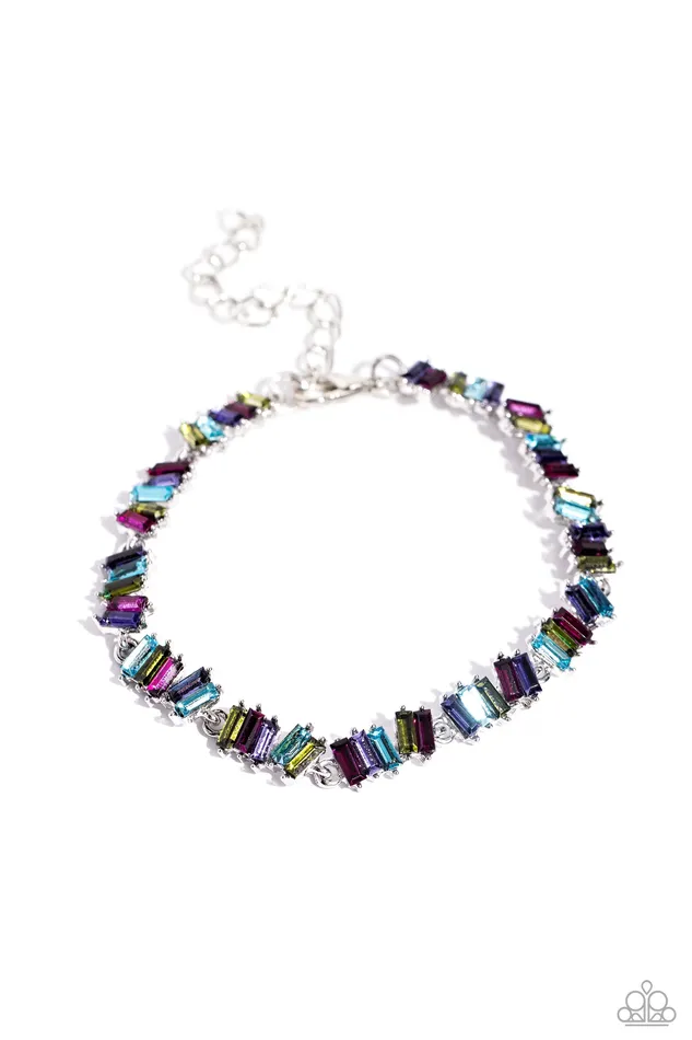 A Finishing Touch Paparazzi Emerald Ensemble Multi Bracelet Bracelets