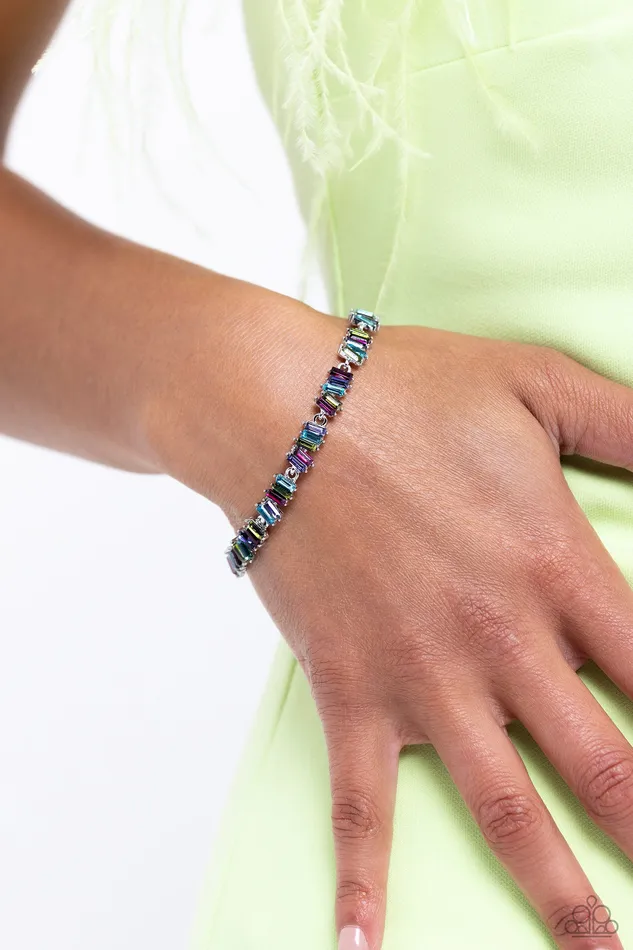 A Finishing Touch Paparazzi Emerald Ensemble Multi Bracelet Bracelets