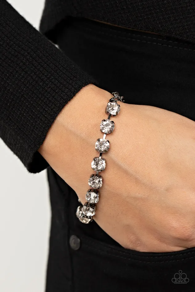 Bracelets A Finishing Touch Jewelry Paparazzi ALister Afterglow Black Bracelet