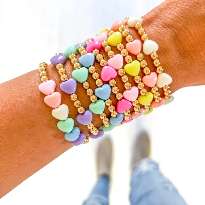 Bracelets Savvy Bling Savvy Bling Kids Heart Bracelet