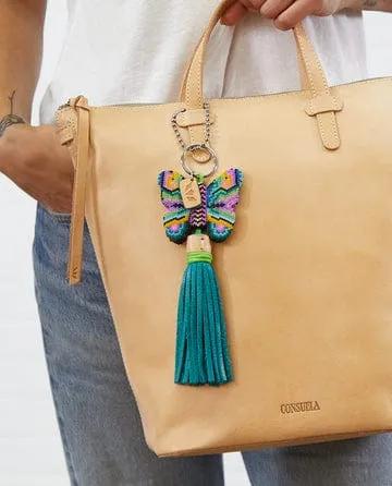 Consuela Charm Necklaces Consuela Aqua Butterfly Charm