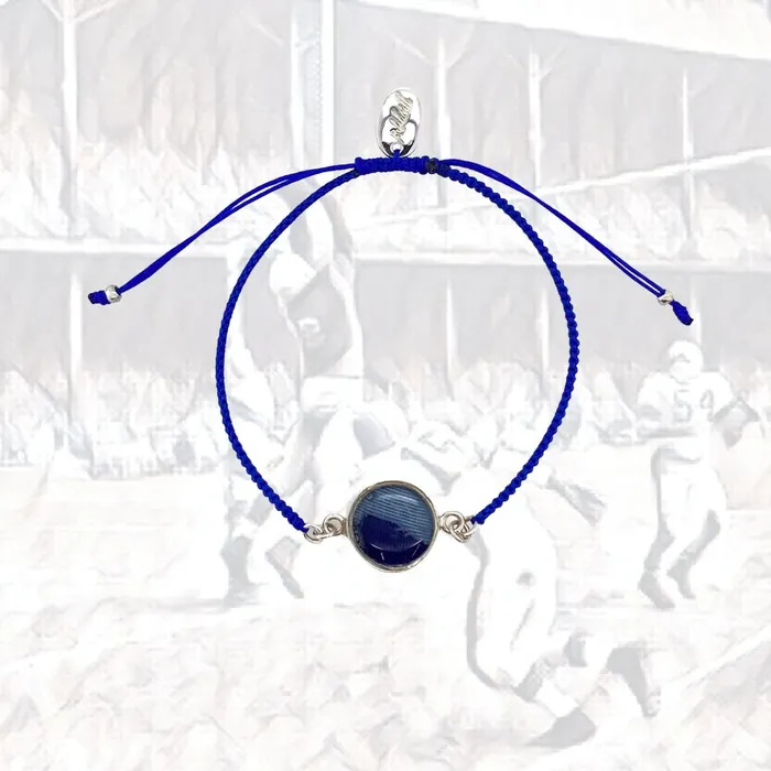 Detroit Lions Taylor Bracelet Silver Blue Bracelets