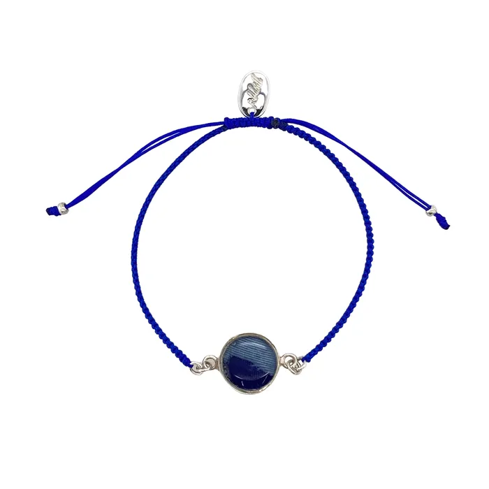 Detroit Lions Taylor Bracelet Silver Blue Bracelets