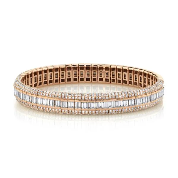 DIAMOND PAVE SCALES STRETCH BRACELET SHAY JEWELRY Bracelets