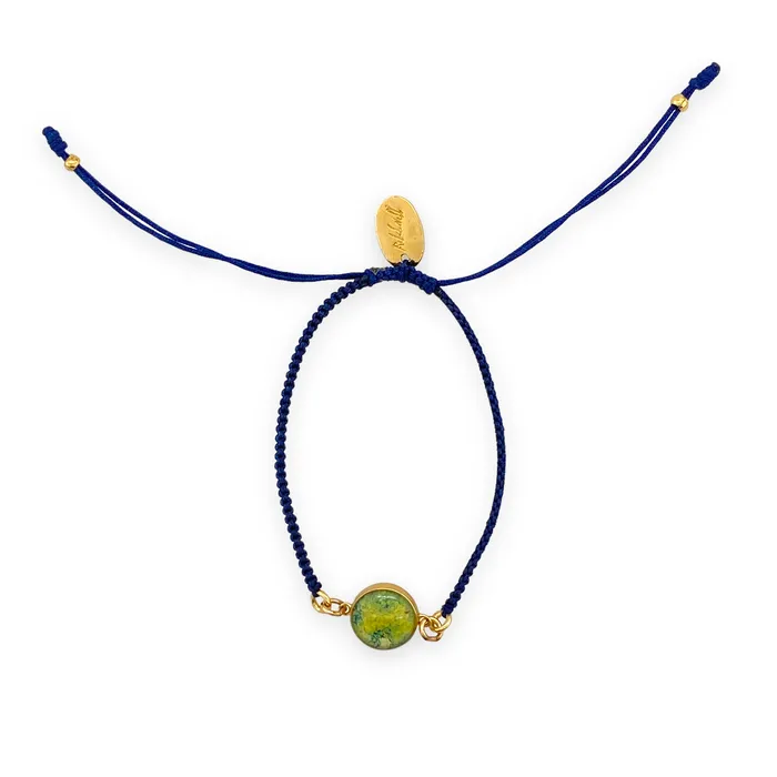 Kids Taylor Bracelet Gold Navy Detroit Graffiti Bracelets
