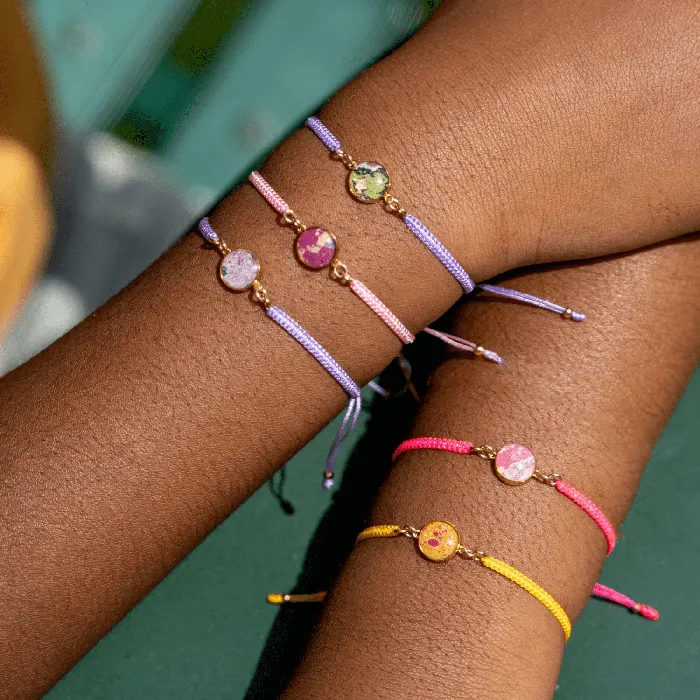 Kids Taylor Bracelet Gold Navy Detroit Graffiti Bracelets