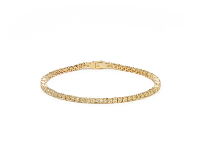 Lisa Gozlan Bracelets THE CLASSIC 2MM TENNIS BRACELET COLOURED CZ