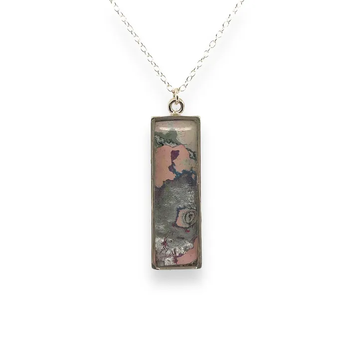 Necklaces Detroit Graffiti Nechelle Necklace Silver