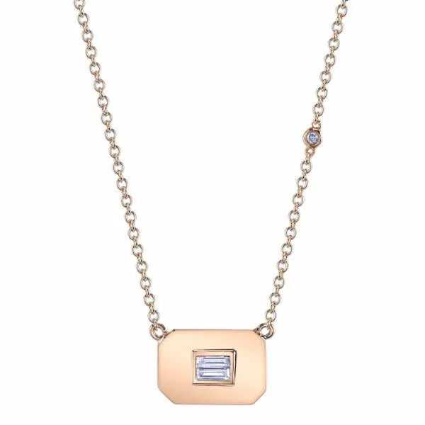 Necklaces SHAY JEWELRY READY TO SHIP DIAMOND BAGUETTE NECKLACE