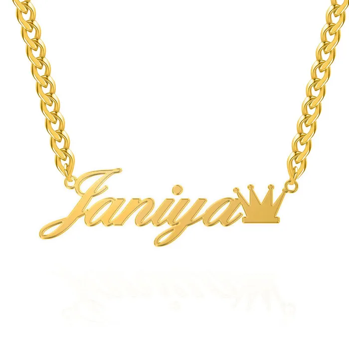 Necklaces YNYS Royal Name Necklace