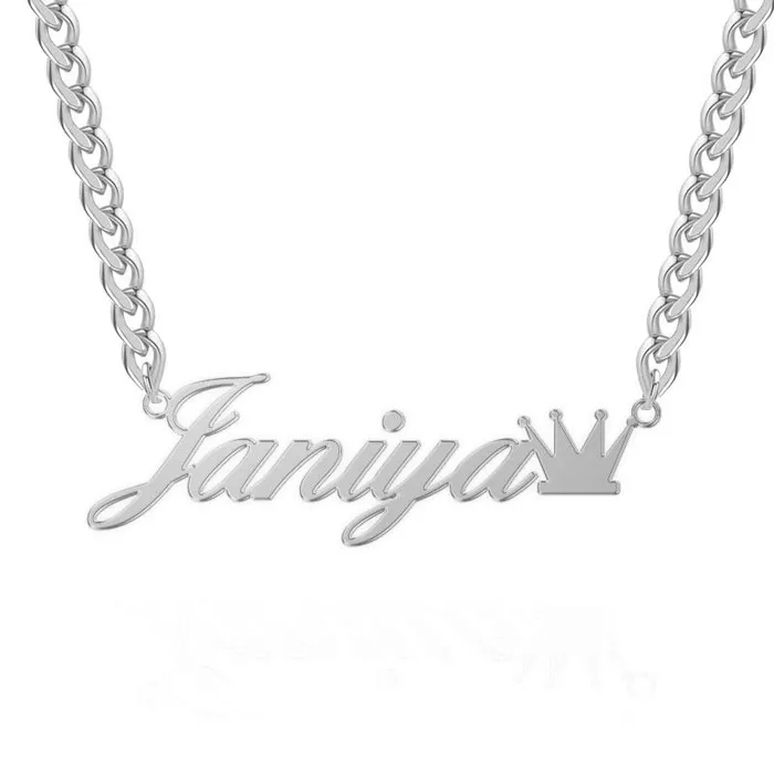 Necklaces YNYS Royal Name Necklace