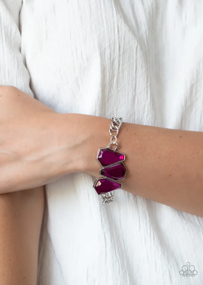 Paparazzi Raw Radiance Pink Bracelet A Finishing Touch Jewelry Bracelets