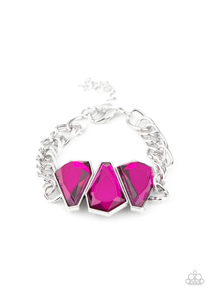 Paparazzi Raw Radiance Pink Bracelet A Finishing Touch Jewelry Bracelets