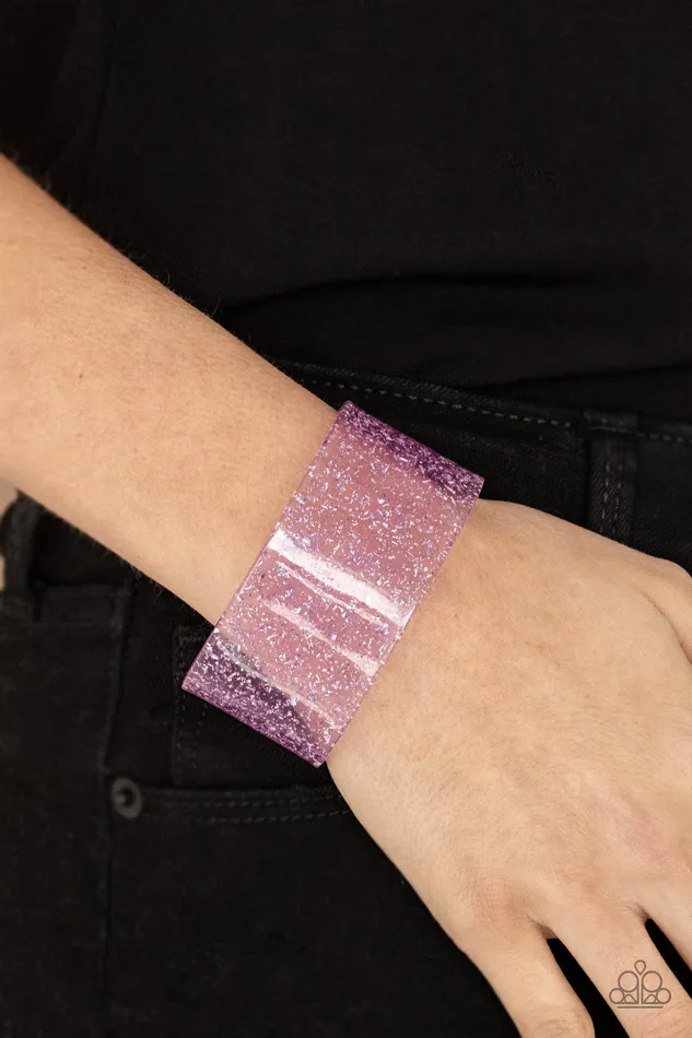 Paparazzi Snap Crackle Pop Purple Bracelet A Finishing Touch Jewelry Bracelets