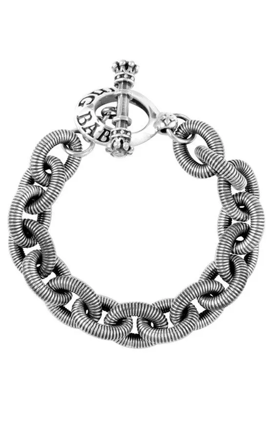 Spiral Oval Link Bracelet King Baby Bracelets