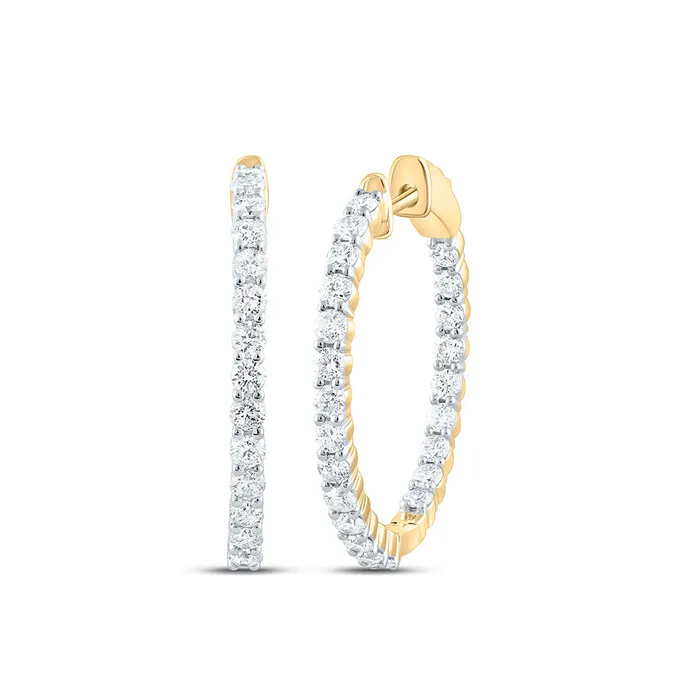 1 12CtwDia Nk Hoops Earring 425 grams GND Earrings