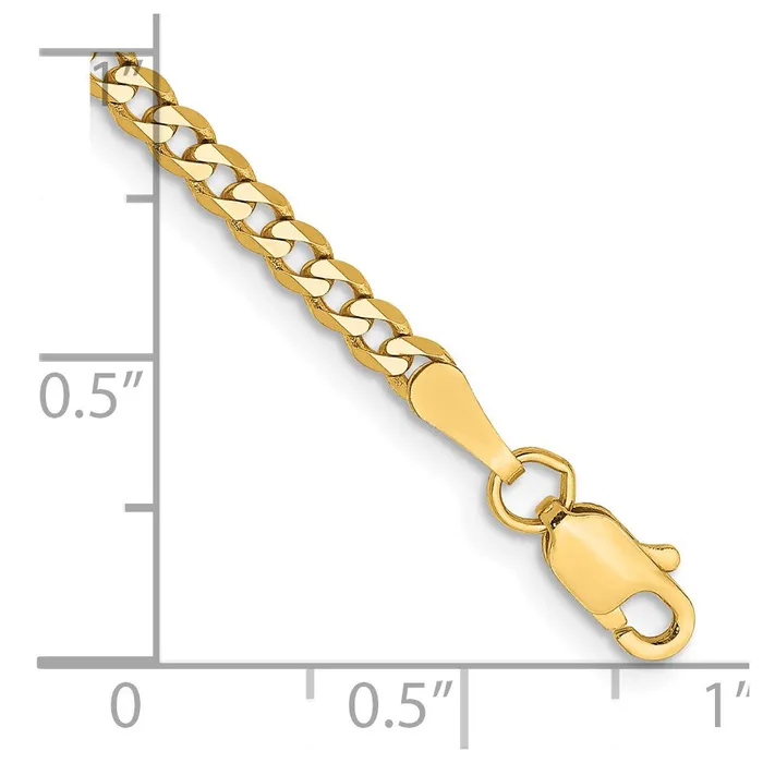 14k 23mm Flat Beveled Curb Chain Bracelet 221 grams Qgold Bracelets 14k 23mm Flat Beveled Curb Chain Bracelet 221 grams Qgold Bracelets