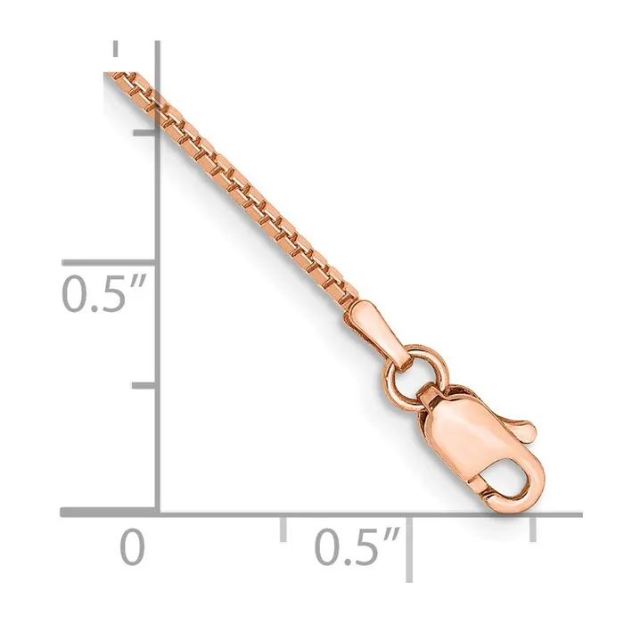 14k Rose Gold 10mm Box Chain Bracelet 149 grams Qgold Bracelets 14k Rose Gold 10mm Box Chain Bracelet 149 grams Qgold Bracelets