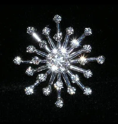 15322 Star Burst Approx 125 Button Silver Plated 4019 Earrings