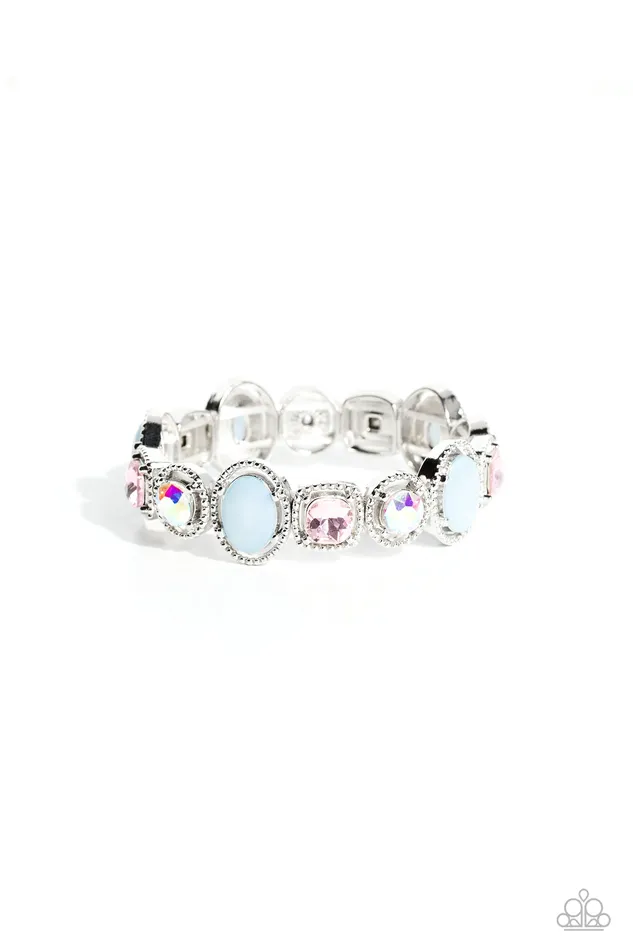 Bracelets Paparazzi Accessories Fashion Fairy Tale Multi Pink Blue Iridescent Silver Stretchy Bracelet Paparazzi Bracelets Paparazzi Accessories Fashion Fairy Tale Multi Pink Blue Iridescent Silver Stretchy Bracelet Paparazzi