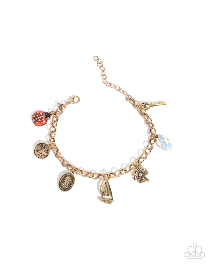 Bracelets Paparazzi Accessories PREORDER Sailing Through Life Gold Sailboat Lady Bug Bee Egg Charm Bracelet Paparazzi Bracelets Paparazzi Accessories PREORDER Sailing Through Life Gold Sailboat Lady Bug Bee Egg Charm Bracelet Paparazzi
