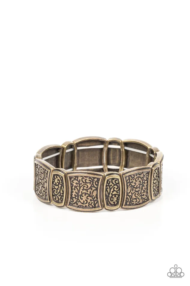 Bracelets Paparazzi Accessories Wine Country Brass Vine Pattern Stretchy Bracelet Paparazzi Bracelets Paparazzi Accessories Wine Country Brass Vine Pattern Stretchy Bracelet Paparazzi