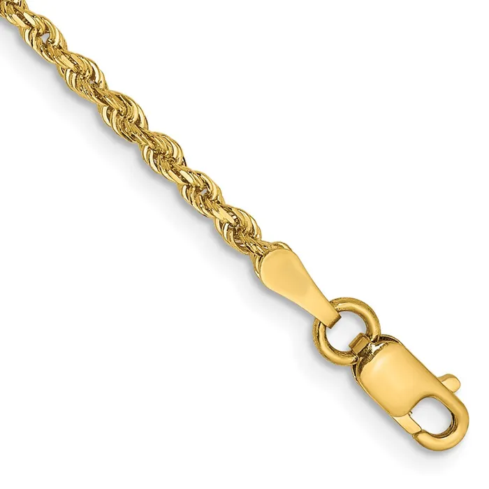Bracelets Qgold 14k 200mm Diamondcut Quadruple Rope Chain Bracelet 294 grams Bracelets Qgold 14k 200mm Diamondcut Quadruple Rope Chain Bracelet 294 grams