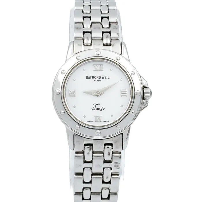 Bracelets Raymond Weil Ladies Raymond Weil Tango Stainless Steel Watch with Mother of Pearl Dial PreOwned 5860 Bracelets Raymond Weil Ladies Raymond Weil Tango Stainless Steel Watch with Mother of Pearl Dial PreOwned 5860