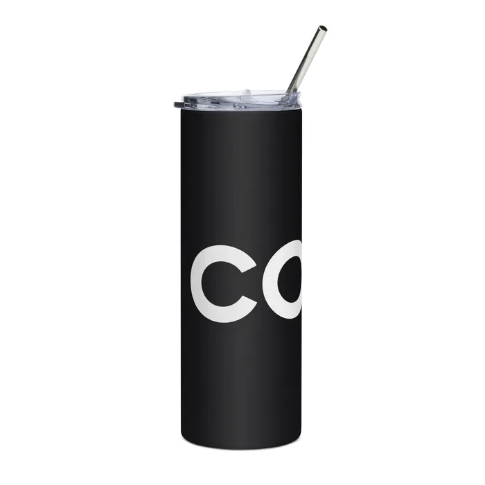 COCO Black Stainless Steel Tumbler Rich Yachty Bracelets