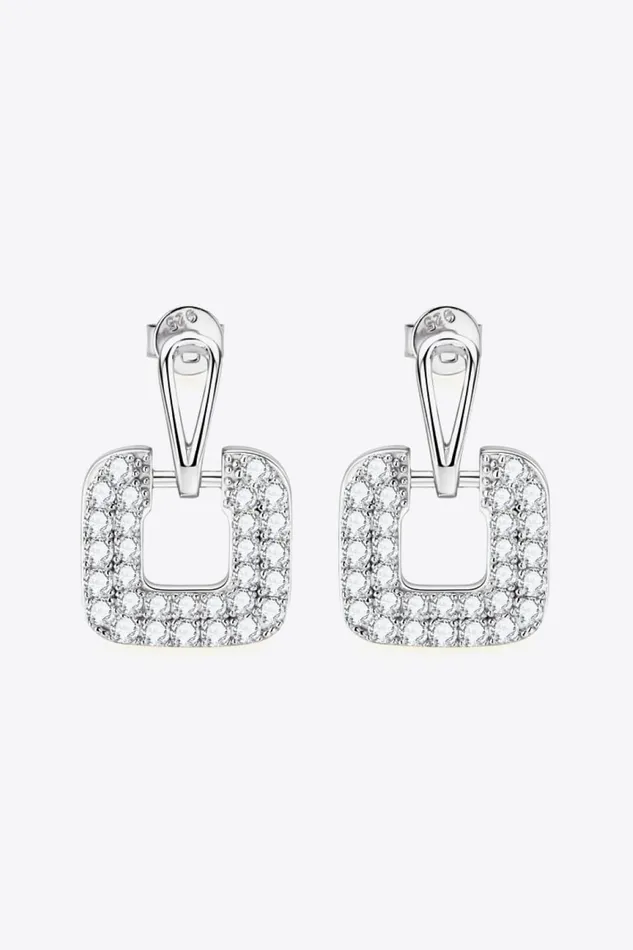 Earrings Trendsi 168 Carat Moissanite 925 Sterling Silver Drop Earrings