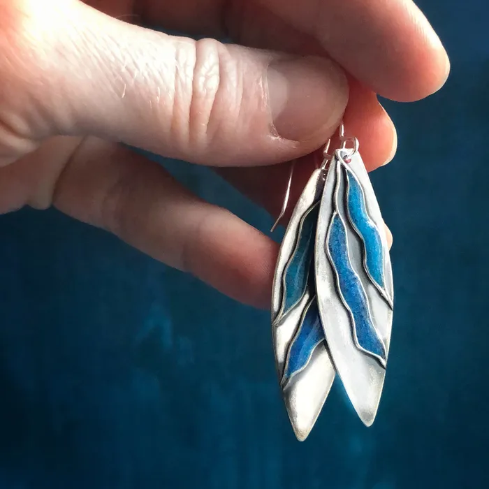 Gentle Current Earrings Allison Korn Designs Earrings