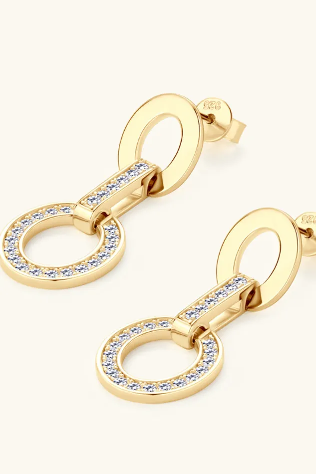 Moissanite 925 Sterling Silver Earrings Trendsi Earrings