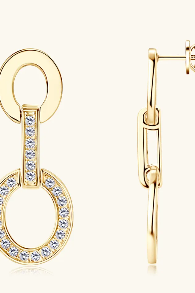 Moissanite 925 Sterling Silver Earrings Trendsi Earrings