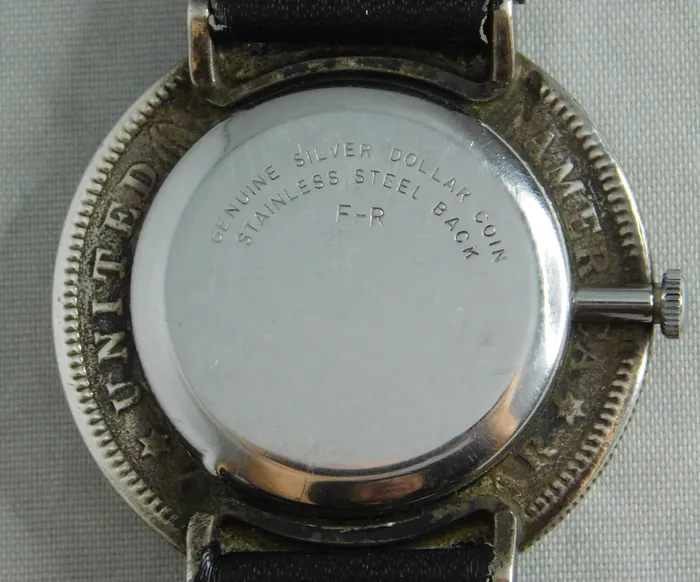 Morgan Silver Dollar 1921 Coin Watch Swiss 17 Jewel Manual Wind Movement38mm Silver Dollar Coin Watch Watches