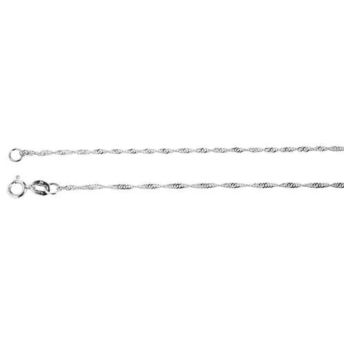 Necklaces Nakoa 14k White Gold Singapore Chain