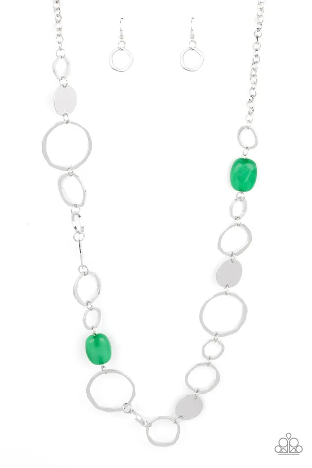 Necklaces Paparazzi Accessories Colorful Combo Green Mint Silver Necklace Paparazzi Necklaces Paparazzi Accessories Colorful Combo Green Mint Silver Necklace Paparazzi