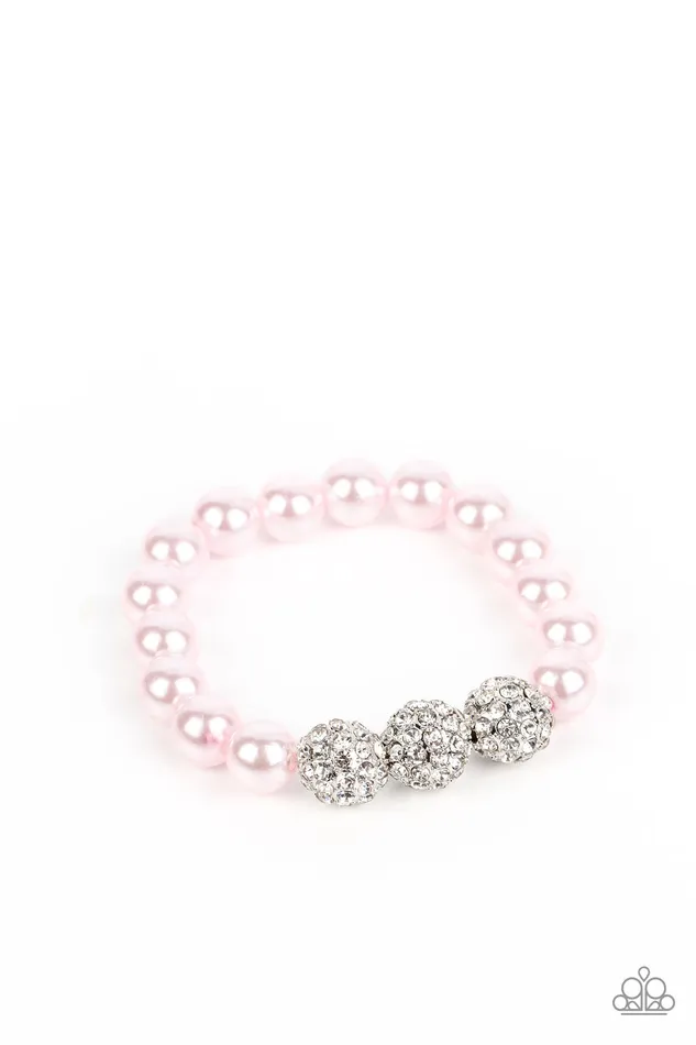 Paparazzi Accessories Bracelets Breathtaking Ball Pink Pearl Silver Stretchy Bracelet Paparazzi Paparazzi Accessories Bracelets Breathtaking Ball Pink Pearl Silver Stretchy Bracelet Paparazzi