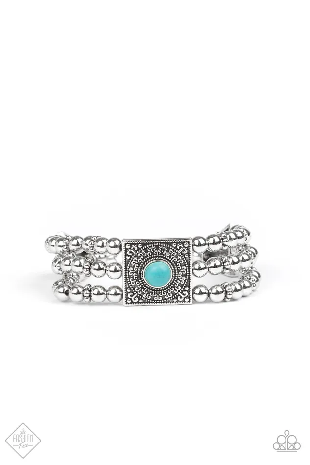 Paparazzi Accessories Bracelets Solstice Soul Paparazzi Blue Turquoise Silver Bead Filigree Bracelet Fashion Fix October 2019 Exclusive Paparazzi Accessories Bracelets Solstice Soul Paparazzi Blue Turquoise Silver Bead Filigree Bracelet Fashion Fix October 2019 Exclusive