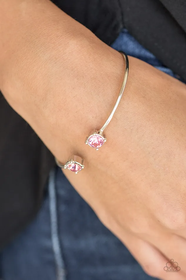 Paparazzi New Traditions Pink Rhinestone Silver Cuff Bracelet Paparazzi Accessories Bracelets Paparazzi New Traditions Pink Rhinestone Silver Cuff Bracelet Paparazzi Accessories Bracelets