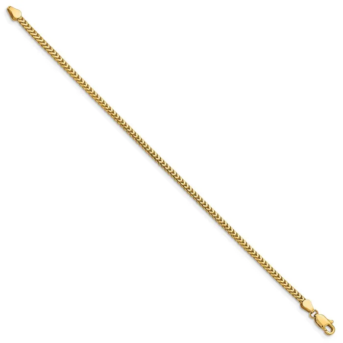 Qgold Bracelets 14k 25mm Franco Chain Bracelet 827 grams Qgold Bracelets 14k 25mm Franco Chain Bracelet 827 grams