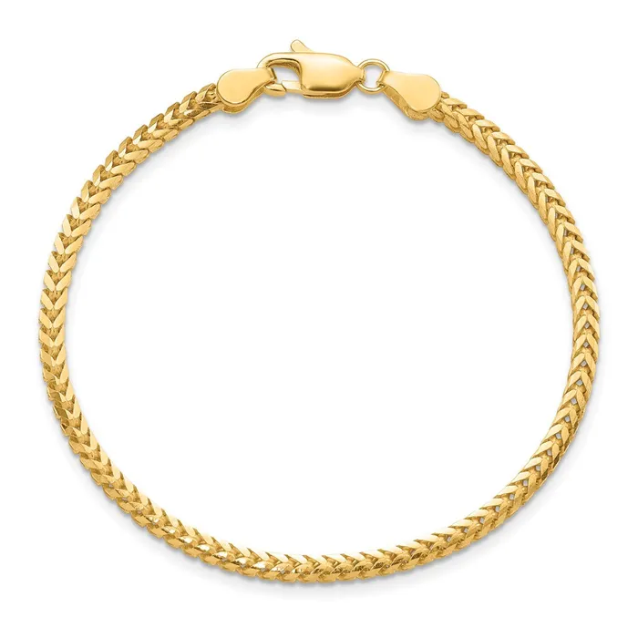 Qgold Bracelets 14k 25mm Franco Chain Bracelet 827 grams Qgold Bracelets 14k 25mm Franco Chain Bracelet 827 grams