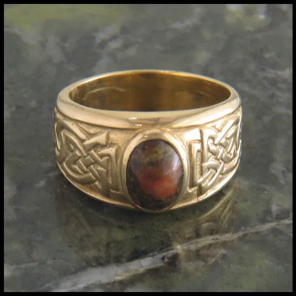 Rings Walker Metalsmiths Galoglach Ring with Gemstones in Gold