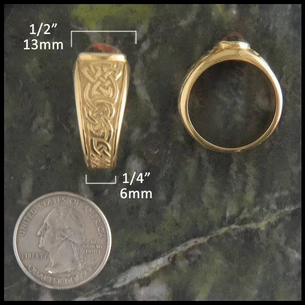 Rings Walker Metalsmiths Galoglach Ring with Gemstones in Gold