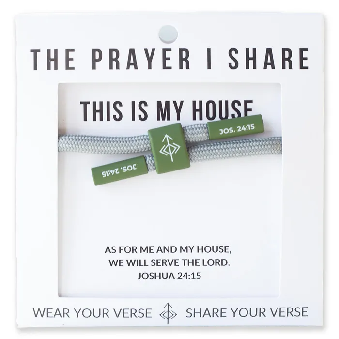 THIS IS MY HOUSE Bracelet The Prayer I Share Bracelets