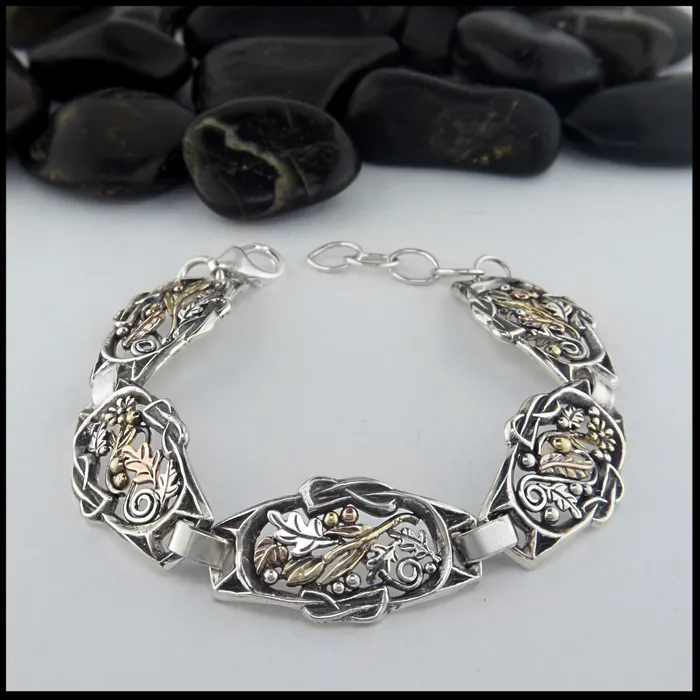 Walker Metalsmiths Bracelets Oak Leaf Link Bracelet